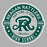 Close-up view of Reagan High School Rattlers Unisex 3/4 sleeve Raglan T-shirt 224