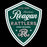 Close-up view of Reagan High School Rattlers Women's Black SoftStyle T-shirt 225