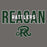 Text 'REAGAN RATTLENS' with a logo on a gray background - classic t-shirt design 227