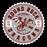 A circular school mascot graphic featuring a red dragon illustration with the text 'ROUND ROCK DRAGONS', 'UNSTOPPABLE SPIRIT', 'EST. 1913', and 'HIGH SCHOOL' on a black background.