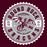 Close-up view of Round Rock High School Dragons Maroon Classic Unisex T-shirt 203
