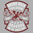 Close-up view of Round Rock High School Dragons Unisex 3/4 sleeve Raglan T-shirt 207