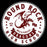 Close-up view of Round Rock High School Dragons Women's Black SoftStyle T-shirt 215
