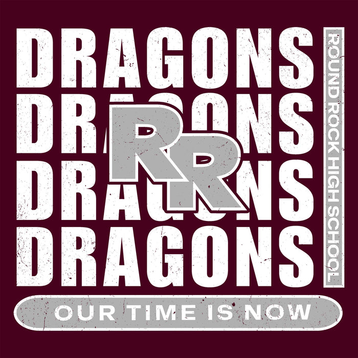 Round Rock High School Dragons Maroon Classic Unisex T-shirt 235