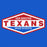 Close-up view of Sam Houston High School Texans Royal Blue Classic Unisex T-shirt 009