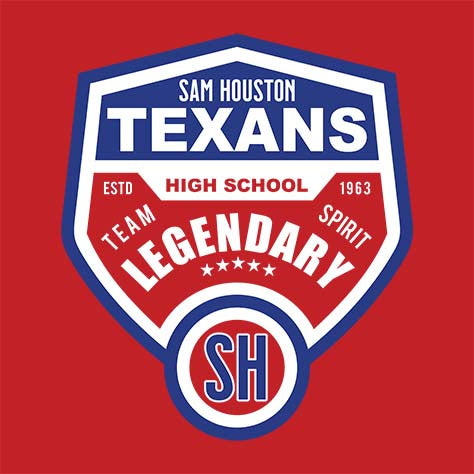 Sam Houston High School Red Classic Hoodie 14