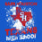 Close-up view of Sam Houston High School Texans Royal Blue Classic Unisex T-shirt 205