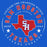 Close-up view of Sam Houston High School Texans Royal Blue Classic Unisex T-shirt 214