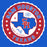 Close-up view of Sam Houston High School Texans Women's Royal Blue SoftStyle T-shirt 216