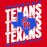Close-up view of Sam Houston High School Texans Red Classic Unisex T-shirt 223