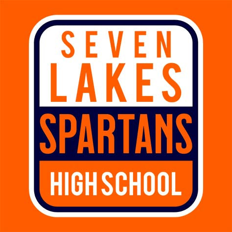 Seven Lakes High School Orange Unisex Hoodie 01