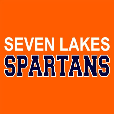 Seven Lakes High School Orange Unisex T-shirt 10