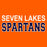 Seven Lakes High School Orange Unisex T-shirt 10