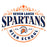 Close-up view of Seven Lakes High School Spartans Unisex 3/4 sleeve Raglan T-shirt 211