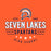 Close-up view of Seven Lakes High School Spartans Orange Classic Unisex T-shirt 217