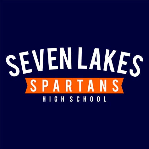 Seven Lakes High School Navy Unisex Hoodie 21