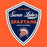 Close-up view of Seven Lakes High School Spartans Orange Classic Unisex T-shirt 225