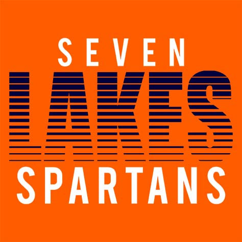 Seven Lakes High School Orange Women's T-shirt 24