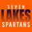 Seven Lakes High School Orange Unisex Hoodie 24