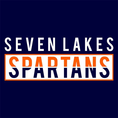 Seven Lakes High School Navy Women's T-shirt 31