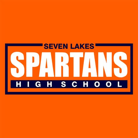 Seven Lakes High School Orange Unisex Hoodie 49