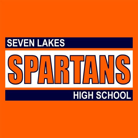Seven Lakes High School Orange Women's T-shirt 98