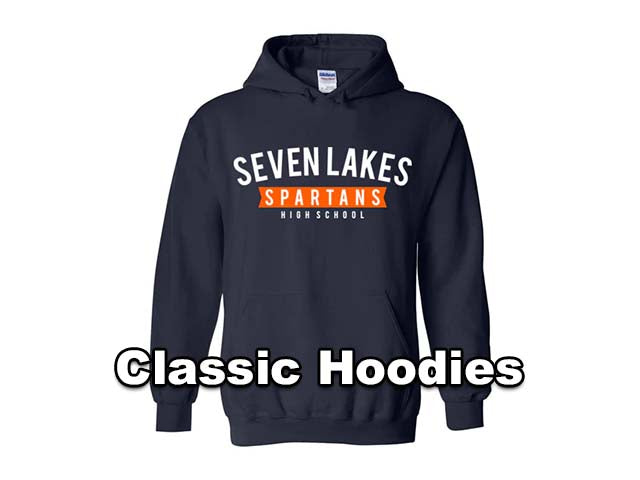 Classic Hoodies - Seven Lakes Spartans High School