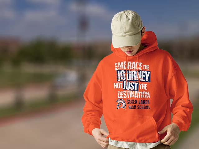 Seven Lakes High School Spartans Classic Hoodies All Products Page