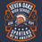 Close-up view of Seven Lakes High School Spartans Unisex 3/4 sleeve Raglan T-shirt 207