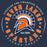 Close-up view of Seven Lakes High School Spartans Unisex 3/4 sleeve Raglan T-shirt 214
