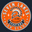 A circular orange, white, and black graphic reading 'SEVEN LAKES HIGH SCHOOL' with a Spartan helmet emblem and the words 'SPARTANS' and 'EST 2005'. Seven Lakes High School Spartans Women's Navy Blue SoftStyle T-shirt 215