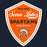 A shield-shaped orange and white logo with the text 'ESTD 2005 Seven Lakes SPARTANS HIGH SCHOOL' and a Spartan helmet graphic, centered on a dark navy background. Seven Lakes High School Spartans Women's Navy Blue SoftStyle T-shirt 225
