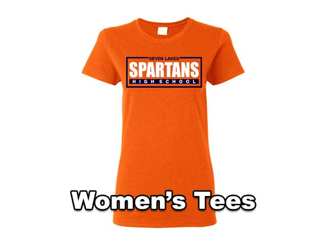 Seven Lakes Spartans High School Women's T-shirts