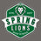 Close-up view of Spring High School Lions Dark Grey Classic Unisex T-shirt 209