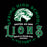 A circular Spring High School Lions graphic on a black background, featuring a white lion head with green outline details, the words 'SPRING HIGH SCHOOL' in green, 'UNITED AS ONE' in white, large 'LIONS' lettering in green with white outlines, and 'BOLD & FEARLESS,  INSPIRING VICTORY. Spring High School Lions Unisex 3/4 Sleeve Raglan T-shirt 206