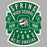 A green and white Spring High School Lions graphic design featuring a lion mascot head inside a large letter S, with banners reading 'ESTD 1969' and 'WE'RE AMAZING' on a gray background. Spring High School Lions Unisex 3/4 Sleeve Raglan T-shirt 207A