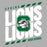 Close-up view of Spring High School Lions Women's Grey SoftStyle T-shirt 223