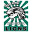 A spring high school lions graphic featuring a roaring lion head illustration over a green and white sunburst background, with the words 'Spring HIGH SCHOOL LIONS' in bold lettering. Spring High School Lions Unisex 3/4 Sleeve Raglan T-shirt 226