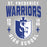 Close-up view of St. Frederick High School Warriors Unisex 3/4 Sleeve Raglan T-shirt 204