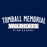 Close-up view of Tomball Memorial High School Wildcats Women's Navy Blue T-shirt 021