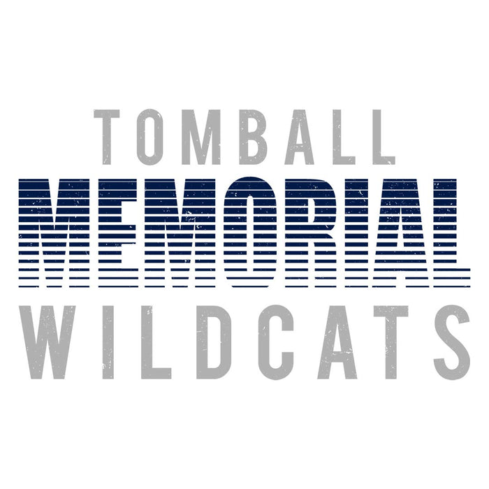 Tomball Memorial High School Wildcats Unisex 3/4 sleeve Raglan T-shirt 024