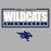 Close-up view of Tomball Memorial High School Wildcats Women's Grey T-shirt 049