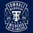 Close-up view of Tomball Memorial High School Wildcats Women's Navy Blue T-shirt 207