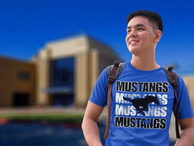 Taylor High School Mustangs Classic Unisex T-shirts All Products Page
