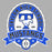 A circular and banner-style school crest reading "Taylor High School" with a large blue letter T, a white horse silhouette, "ESTD 1979," and "Mustangs" on a blue ribbon, shown on a plain gray background. Taylor High School Mustangs Grey Classic Unisex T-shirt 212