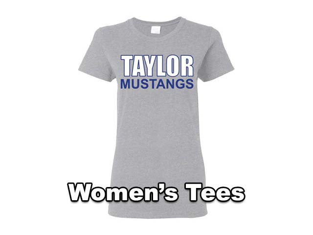 Taylor Mustangs High School Women's T-shirts