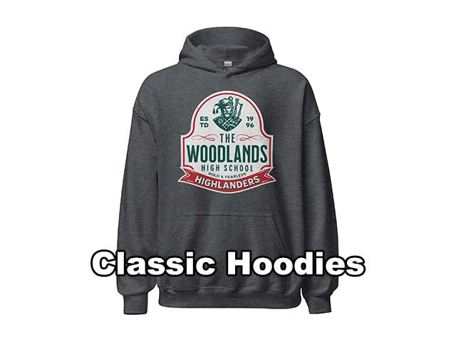 Classic Hoodies - The Woodlands High School