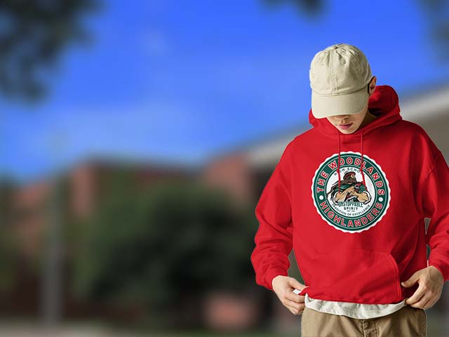 The Woodlands High School Highlanders Classic Unisex Hoodies All Products page
