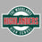 Close-up view of The Woodlands High School Highlanders Women's Sport Grey SoftStyle T-shirt 011