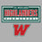 Close-up view of The Woodlands High School Highlanders Sport Grey Classic Unisex T-shirt 049